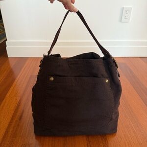 GAP Brown Canvas Tote Bag